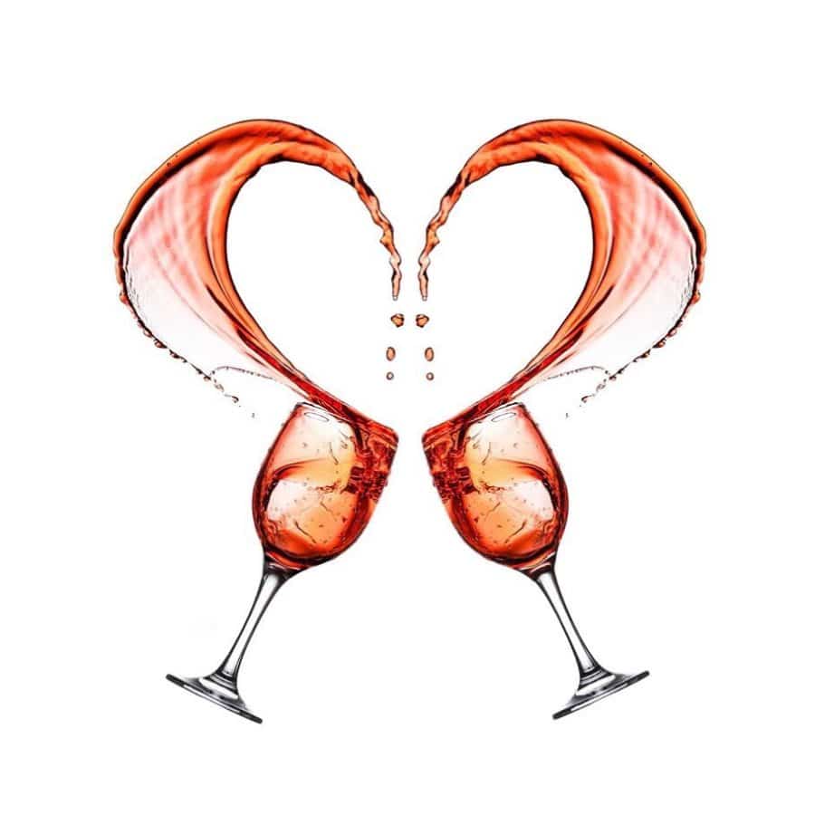 Amour et vin rosé