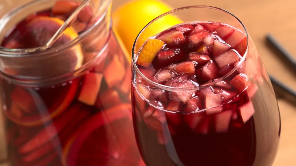 Sangria à la grenade