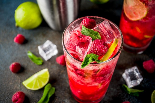 Mojito à la framboise