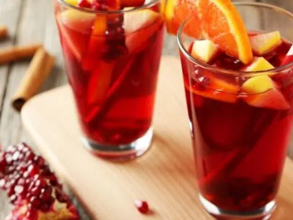 Sangria à la grenade