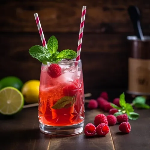 Mojito à la framboise