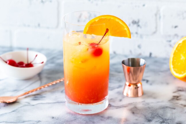 Tequila Sunrise à la grenade