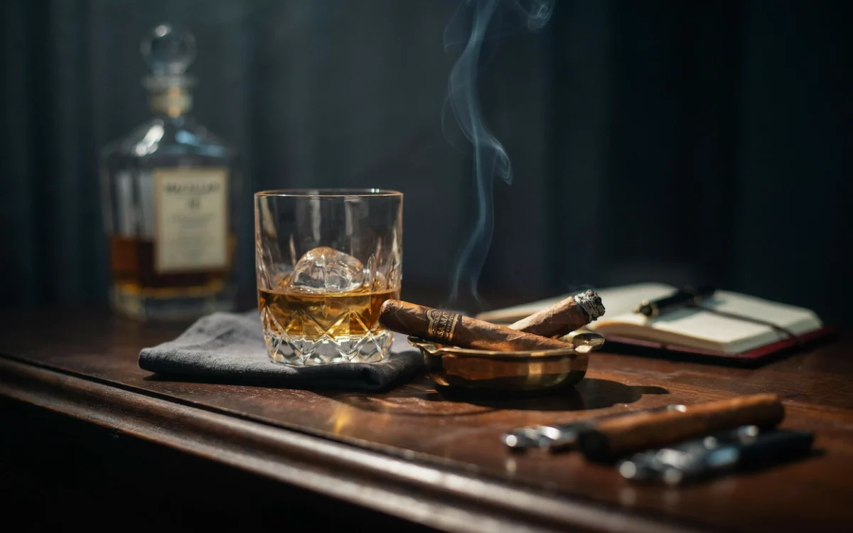 whisky et cigare